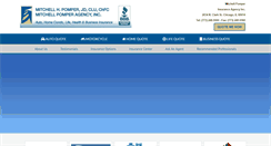 Desktop Screenshot of pomperinsurance.com